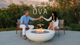 OVA  Luxury Concrete Fire Bowl  Lumacast [upl. by Burley]