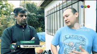 Cuartel V “San la muerte”  Telefe Noticias [upl. by Jaimie]