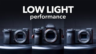 Sony ISO in LOW LIGHT a6600 vs a6400 vs a7iii  4K [upl. by Novehs674]