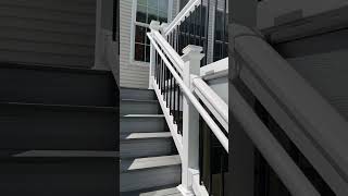 32x16 second story deck with L shaped staircase [upl. by Aihseym845]