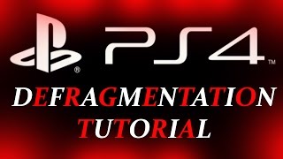 PS4 Defragmentation Tutorial [upl. by Adriell167]