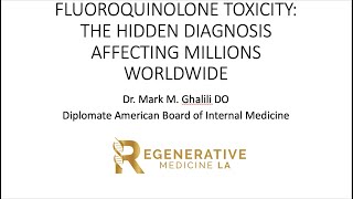 Fluoroquinolone Toxicity It’s Real and It’s Dangerous  Cipro Side Effects by Dr Mark Ghalili DO [upl. by Sidran]