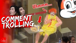 quotEating McDonalds Inside Jollibee as Ronaldquot  Comment Trolling [upl. by Derraj157]