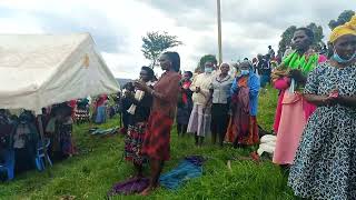 Messianic praising at Londiani in a funeral Londiani accident victim [upl. by Brittne975]