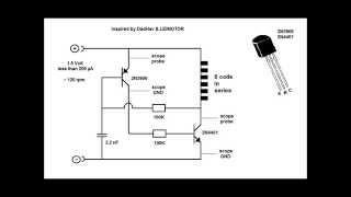 Pulse Motor and Two Transistor Circuit [upl. by Valdas332]