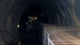 Penstock Concrete encasing  Cebri borunun beton kaplanması [upl. by Sudnac]