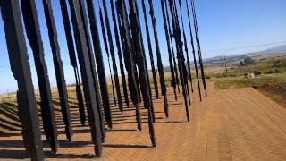 Amazing sculpture at the Nelson Mandela Capture site sorry about the wind noise [upl. by Meeka]