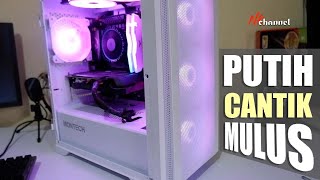 Casing PC Putih Murah udah ARGB yang Cantik  Montech Air 100 ARGB [upl. by Aneret]