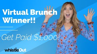 WhistleOut Brunch Dream Job Winner [upl. by Llenaj]