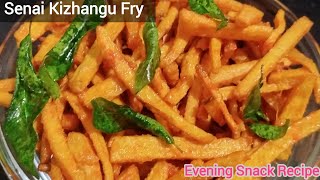 Senai Kizhangu Fry In Tamil  Karunai kilangu Chips மாலையில் இப்படி செய்து கொடுங்கள் குழந்தைகளுக்கு [upl. by Sirovaj]