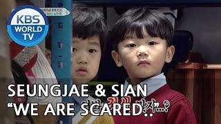 Seungjae amp Sian are scared quotGo by yourself Naeunquot The Return of Superman20190113 [upl. by Erdne]