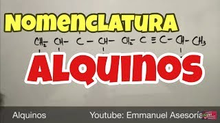 Alquinos Nomenclatura Parte 3 [upl. by Lashonda]