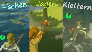 Fischen Jagen und Klettern  Zelda Botw 4 [upl. by Wilt]