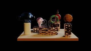 RENDER  RenderMan 24 Primitive Museum  DENOISE node [upl. by Aicener]