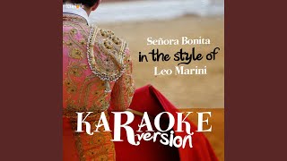 Señora Bonita Karaoke Version [upl. by Refenej143]