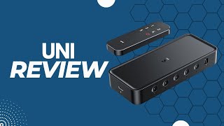 Review uni HDMI Switch 5 in 1 Out 4K60Hz HDMI Splitter Switcher with Remote 5 Port HDMI 20 [upl. by Edelson]