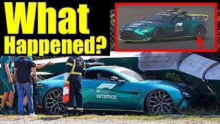 F1 2024  Odd Safety Car Crash in Monza  CLOSER LOOK [upl. by Htirehc242]