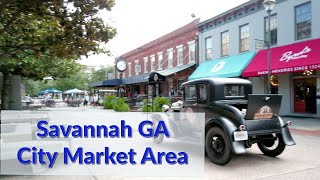 CITY MARKET  Savannah Historic District [upl. by Irabaj531]