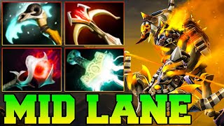 Clinkz Dota 2 Mid New Meta 735 Carry Pro Gameplay Skills Item Build Support [upl. by Airtap896]