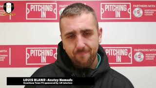 POST MATCH INTERVIEW with Louis Bland  Anstey Nomads H 08102024 [upl. by Tolley759]