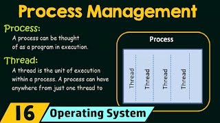 Process Management Processes and Threads [upl. by Douty353]