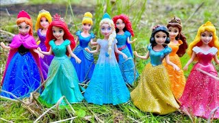 HOLLYWOOD Disney Princess Dress TransformationDIY Miniature Ideas for Wig Dress Faceup and More [upl. by Leinto]