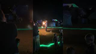 Fire Twirling at Hillberry Harvest Moon Music Festival October 2023 [upl. by Harak]