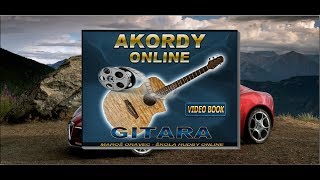 Najrýchlejšia cesta na naučenie gitarových akordov  video kniha AKORDY ONLINE [upl. by Maidie]