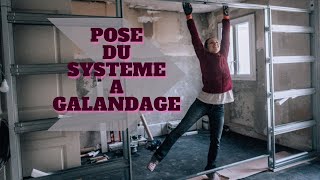 Installation du SYSTEME A GALANDAGE Eclisse  double porte coulissante dans une cloison [upl. by Jezabelle]