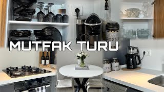 MUTFAK TURU  YENİ MUTFAĞIM  DOLAP İÇİ DÜZENİM  DEKORASYON FİKİRLERİ [upl. by Ynnod877]