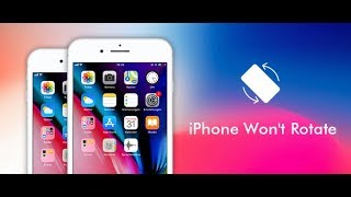 how to Fixing Screen Rotation Problem on the Apple iPhone x ios 13 [upl. by Reeve]