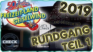 Freizeitland Geiselwind 2019  Gimbal Cam Rundgang Teil 1 [upl. by Eddi]