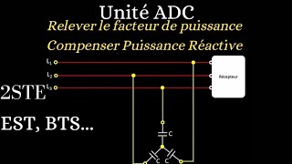 Relever le Facteur de Puissance  Compenser la Puissance Réactive [upl. by Nawed]