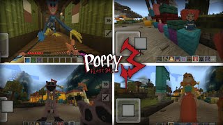 NEWREALISTIC Poppy Playtime Chapter 3 MOD in Minecraft [upl. by Aidne]