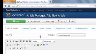 Tutorial Cara Membuat Website Dengan Joomla [upl. by Ynetruoc]