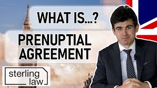 What is Prenuptial Agreement in UK  Sterling Law [upl. by Nwahsor]