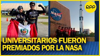 NASA premia a estudiantes de la UNI en concurso de diseño de vehículo espacial [upl. by Haleeuqa]