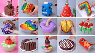 1000 Easy Colorful Cake Decorating You Can Try At Home  Beautiful Chocolate Cake Compilation [upl. by Gehman804]