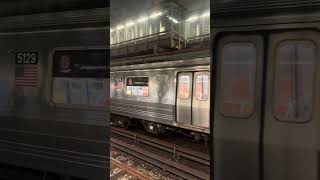 R68A B train and R68 Q trains arriving at Prospect Park [upl. by Dellora954]