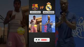 VISCA BARÇA vs HALA MADRID  dance challenge🕺 shorts dance music halamadrid viscabarça [upl. by Yrot740]