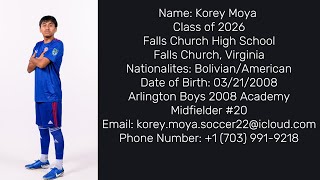 Korey Moya Arlington 2008 Boys Academy Ecnl Highlights August 24  September 28 [upl. by Kelsey]