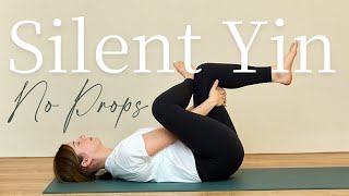 1Hour Silent Yin Yoga Practice  Deep FullBody Stretch with Minimal Cues  No Props Needed [upl. by Alian]