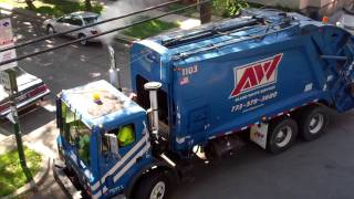 Allied Waste Garbage Truck 81611 [upl. by Nemracledairam]