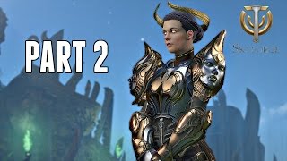 Skyforge Ps4 Walkthrough Part 2  Alakur Island CoOp Ps4 Pro Gameplay [upl. by Kristofer7]