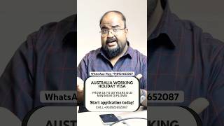 Australia Working Holiday Visa [upl. by Ellainad224]