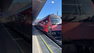 140 KMH Railjet Durchfahrt Dornbirn trainspotting train railway oebb travel Railjet speed [upl. by Allesig]