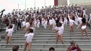 SCSU MARCHING 101 quotPASS THE PEASquot CHAMPAGNE DANCERS [upl. by Billi]