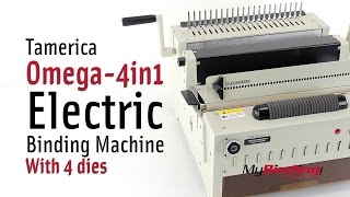 Tamerica Omega4in1 Electric Binding Machine [upl. by Aernda]