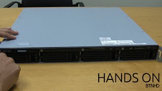 Buffalo 16TB TeraStation 3400r 1U 4Bay NAS Server Hands On [upl. by Lal]