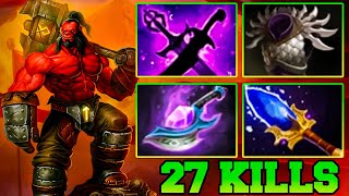 27 Kills Monster Axe Safelane  Axe Dota 2 Safelane Carry 735 Pro Build Guide Gameplay [upl. by Orson550]